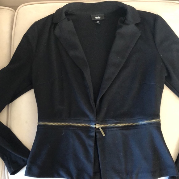 Mossimo | Black jacket with zipper belt - Picture 6 of 16